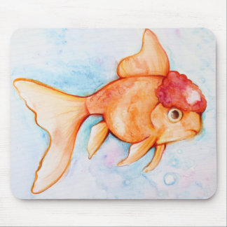 Extravagant Oranda Goldfish Mousepad