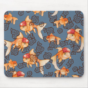 Extravagant Oranda Goldfish Mousepad
