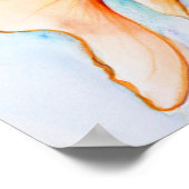 Extravagant Oranda Goldfish Poster (Ecke)