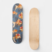 Extravagant Oranda Goldfish Skateboard (Vorderseite)