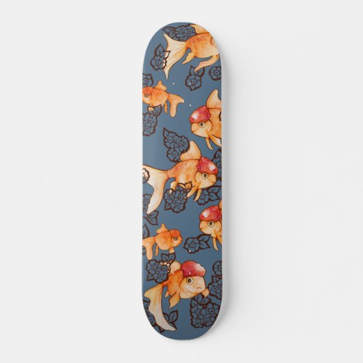 Extravagant Oranda Goldfish Skateboard (Vorne)