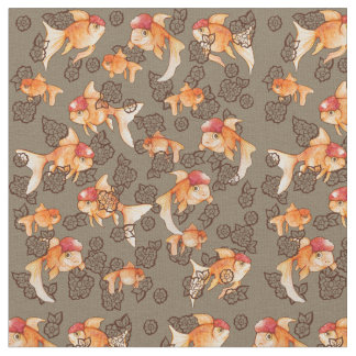 Extravagant Oranda Goldfish Stoff