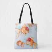 Extravagant Oranda Goldfish Tasche (Vorderseite)