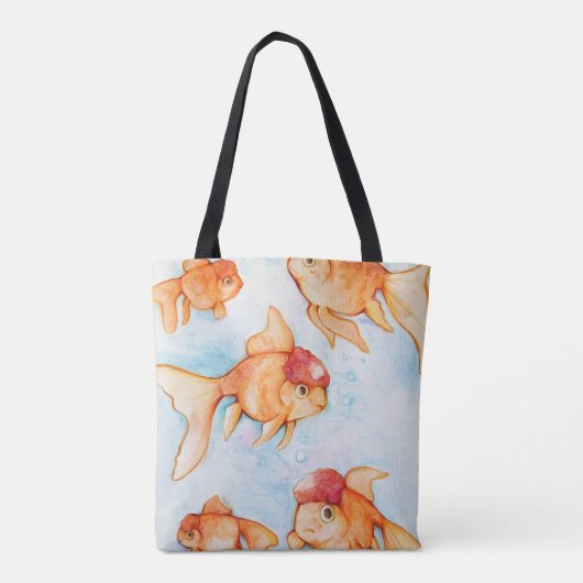 Extravagant Oranda Goldfish Tasche (Rückseite)