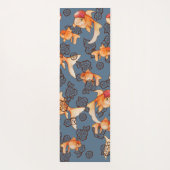 Extravagant Oranda Goldfish Yogamatte (Rückseite)