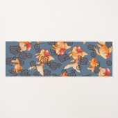 Extravagant Oranda Goldfish Yogamatte (Vorderseite (Horizontal))