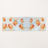 Extravagant Oranda Goldfish Yogamatte (Vorderseite (Horizontal))