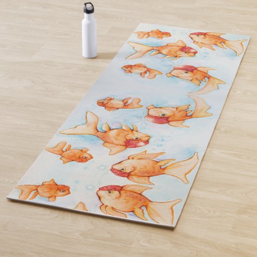 Extravagant Oranda Goldfish Yogamatte (Beispiel)