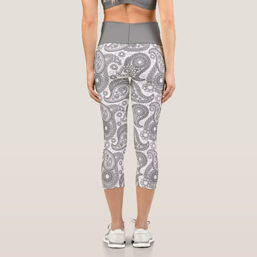 Extravagant Paisley Capris (Rückseite)