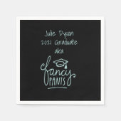 Extravagant Pants Funny Abschluss Custom Serviette (Vorderseite)