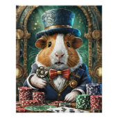 Extravagant Pants hat Flush, Guinea Pig spielen Po Poster (Vorderseite)