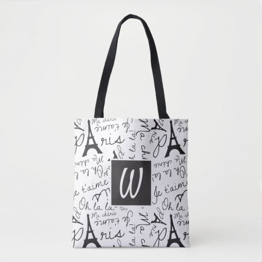 Extravagant Paris Monogram Tasche (Vorderseite)