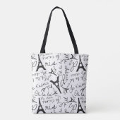 Extravagant Paris Monogram Tasche (Rückseite)