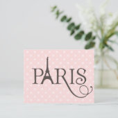 Extravagant Paris Postkarte (Stehend Vorderseite)