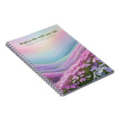 Extravagant Pastell Floral Notebook Notizblock (Rechte Seite)