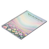 Extravagant Pastell Floral Notebook Notizblock (Linke Seite)