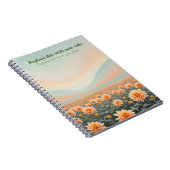 Extravagant Pastell Floral Notebook Notizblock (Rechte Seite)