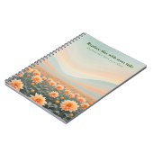 Extravagant Pastell Floral Notebook Notizblock (Linke Seite)