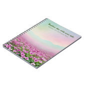 Extravagant Pastell Floral Notebook Notizblock (Linke Seite)