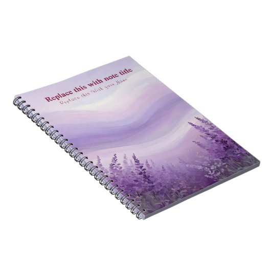 Extravagant Pastell Floral Notebook Notizblock (Rechte Seite)