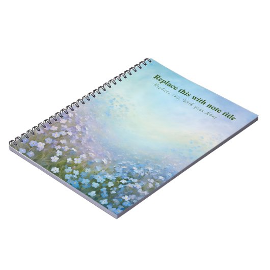 Extravagant Pastell Floral Notebook Notizblock (Linke Seite)