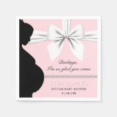 Extravagant Pink Glam Elegante Perlen Tiffany Baby Serviette (Vorderseite)