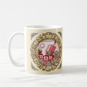 Extravagant Pink Pansy Beautician Kaffeemaschine T Kaffeetasse