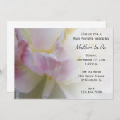 Extravagant Pink Tulip Spring Baby Dusche Einladung (Vorne/Hinten)