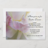 Extravagant Pink White Tulip Osterfest Einladung (Vorderseite)