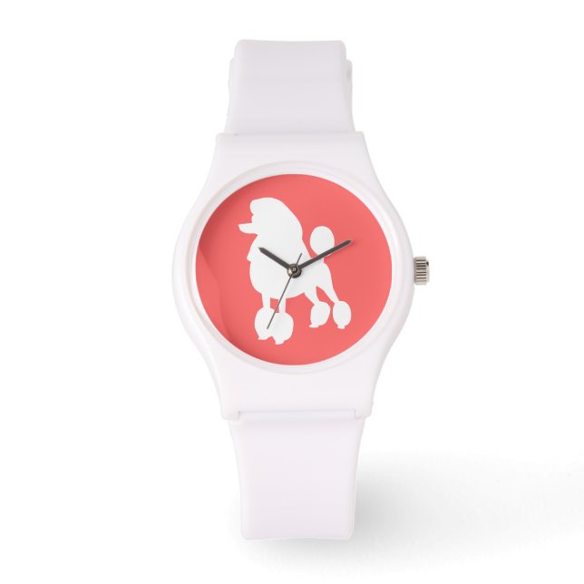 Extravagant Poodle Watch Armbanduhr (Vorderseite)