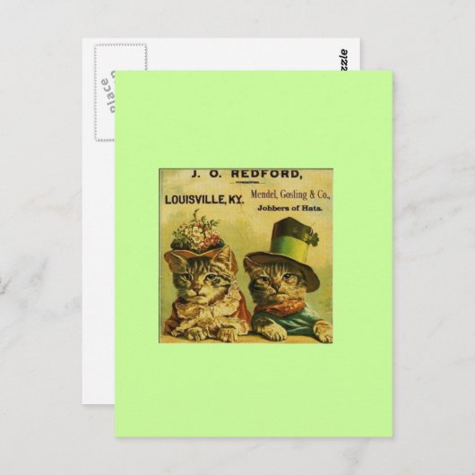 Extravagant Postkarte (Vorne/Hinten)