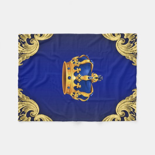 Extravagant Prince Baby Blankets Fleecedecke (Vorderseite (Horizontal))