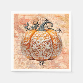 Extravagant Pumpkin Serviette