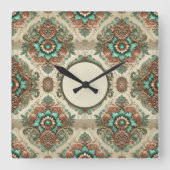 Extravagant Quadratische Wanduhr (Vorderseite)