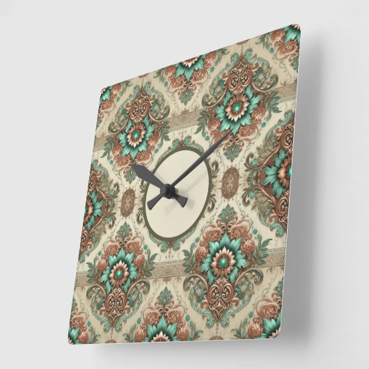 Extravagant Quadratische Wanduhr (Winkel)