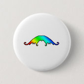Extravagant Rainbow Mustache Button (Vorderseite)