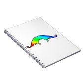 Extravagant Rainbow Mustache-Notebook Notizblock (Rechte Seite)