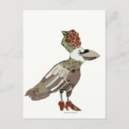 Extravagant Raven ist alles von Shoshanah Marohn b Postkarte