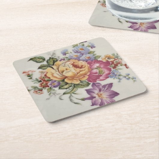 Extravagant Rechteckiger Pappuntersetzer (angewinkelt)