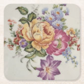 Extravagant Rechteckiger Pappuntersetzer (Vorderseite)