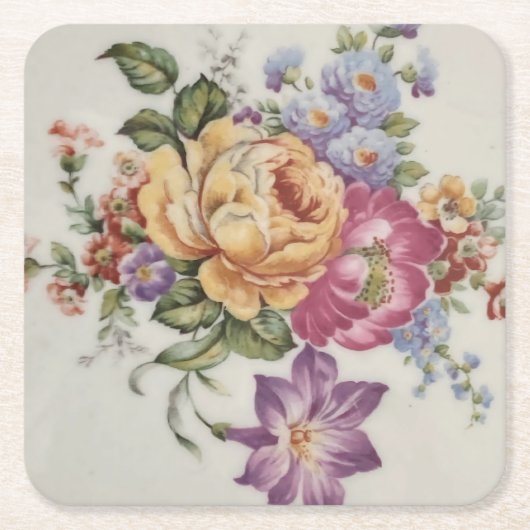 Extravagant Rechteckiger Pappuntersetzer (Vorderseite)