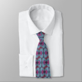 Extravagant Red Lila Necktie Krawatte (Gebunden)