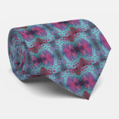 Extravagant Red Lila Necktie Krawatte (Gerollt)