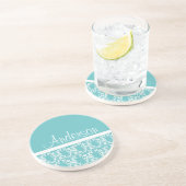 Extravagant Robins Egg Blue Untersetzer (Seite)