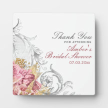 Extravagant rosa Brautparty