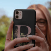 Extravagant rosa Glitzer Buchstabe B Case-Mate iPhone Hülle