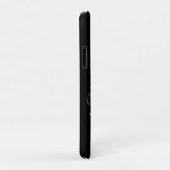 Extravagant rosa Glitzer Buchstabe B Case-Mate iPhone Hülle (Hinten/Rechts)