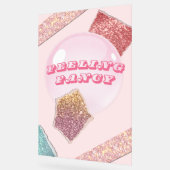 Extravagant rosa Party Poster (Winkel)