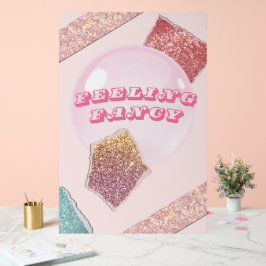 Extravagant rosa Party Poster