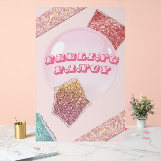 Extravagant rosa Party Poster (Hochzeit)